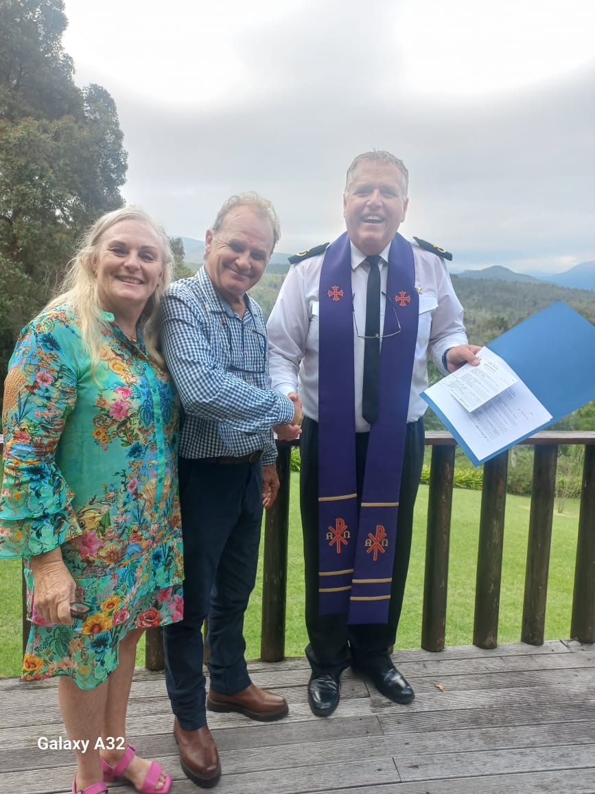 Wedding ceremony by Dr. Gerrit Rademeyer in Vivo